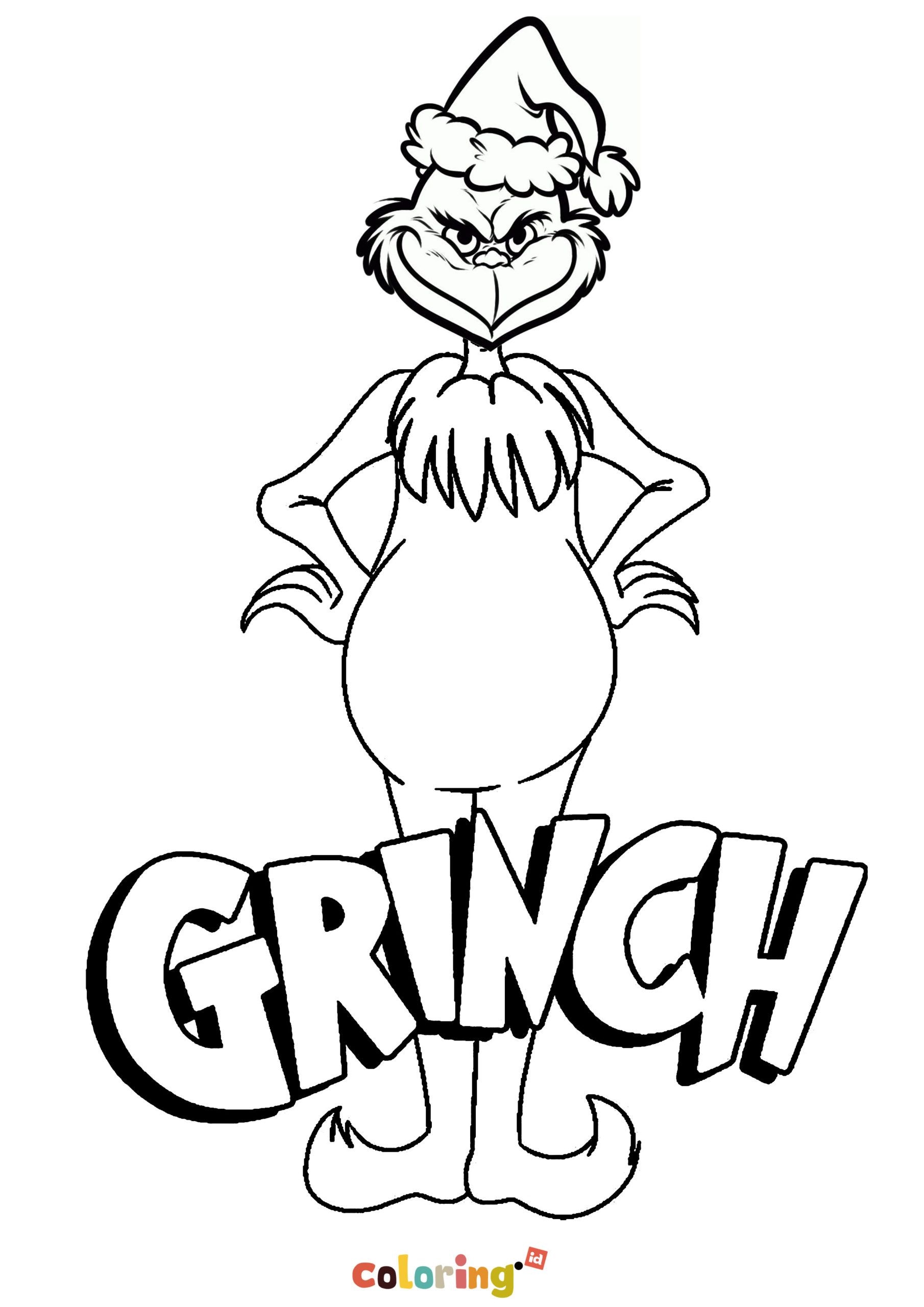 printable coloring pages grinch