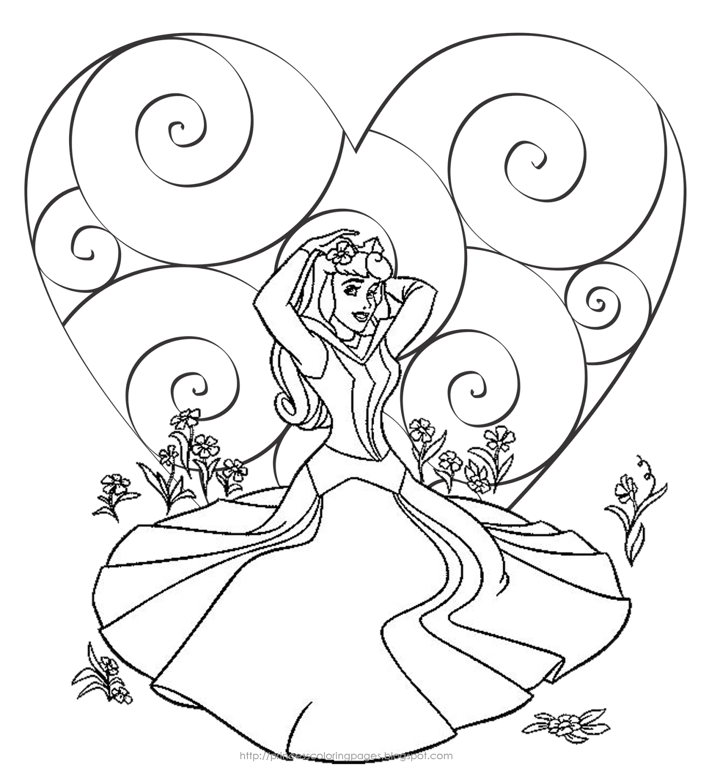Princesses Coloring Pages