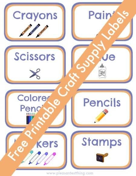 Printable Craft Labels
