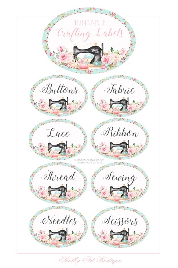 Printable Craft Labels