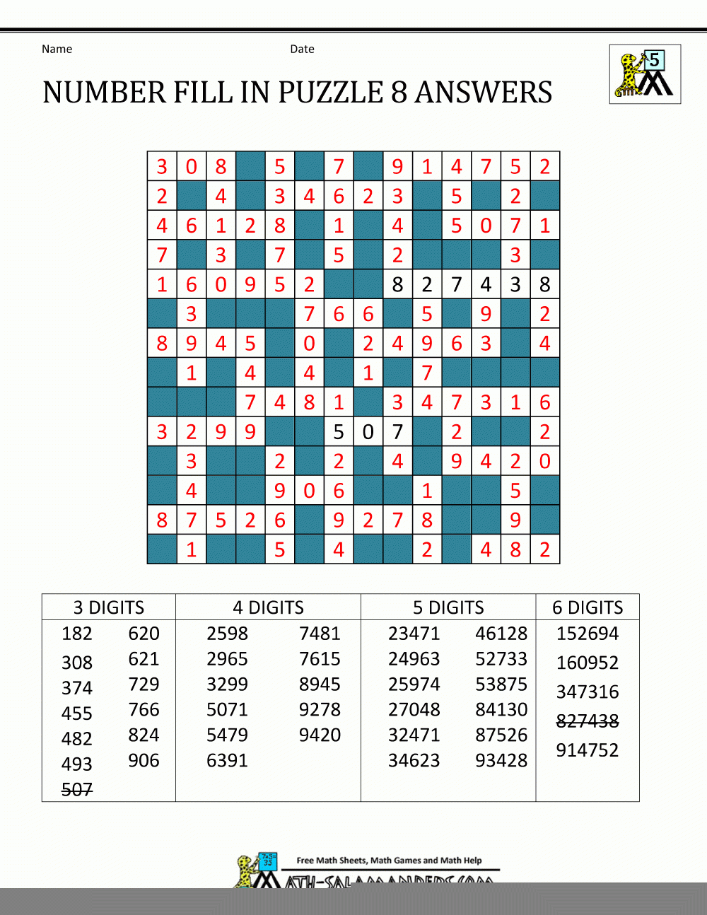 Printable Crossword 5 Printable Crossword Puzzles