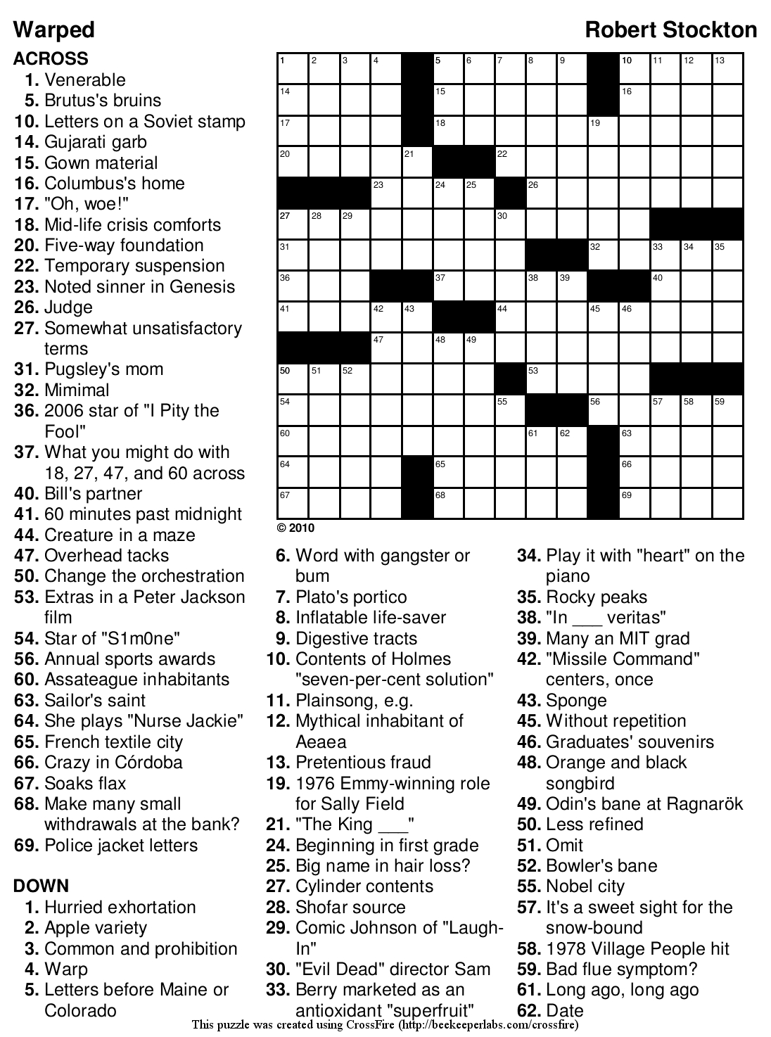 Printable Crossword Puzzles Pop Culture Printable Crossword Puzzles