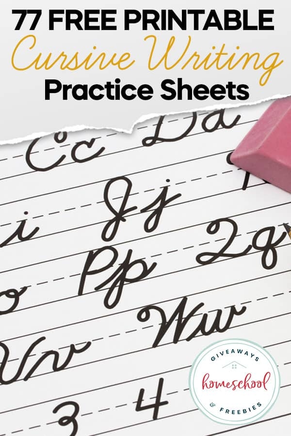 printable free cursive writing worksheets