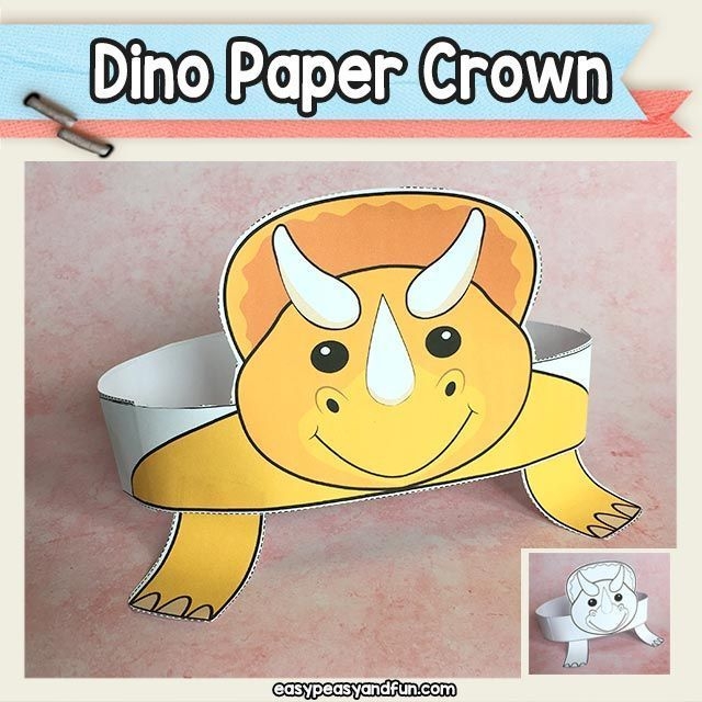 Printable Dinosaur Hat Craft Printable Word Searches