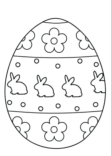 Printable Easter Egg Coloring Pages At GetColorings Free