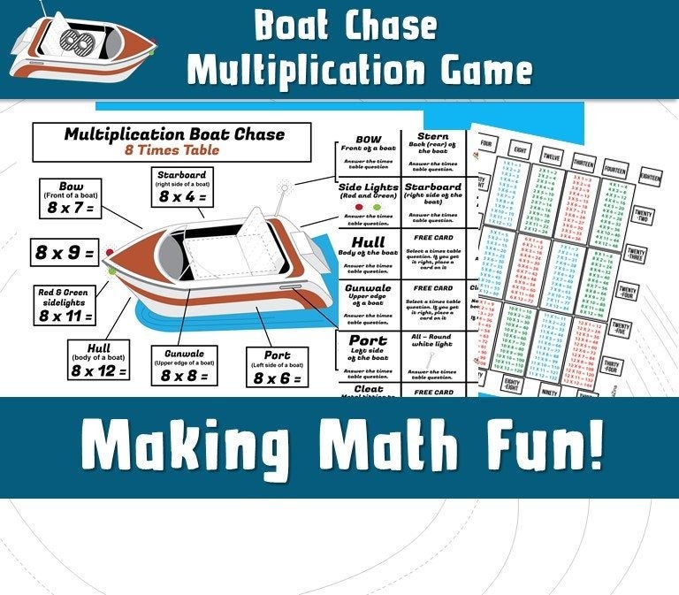 Printable Games Kids Multiplication Game Printable Memory Games Kids 
