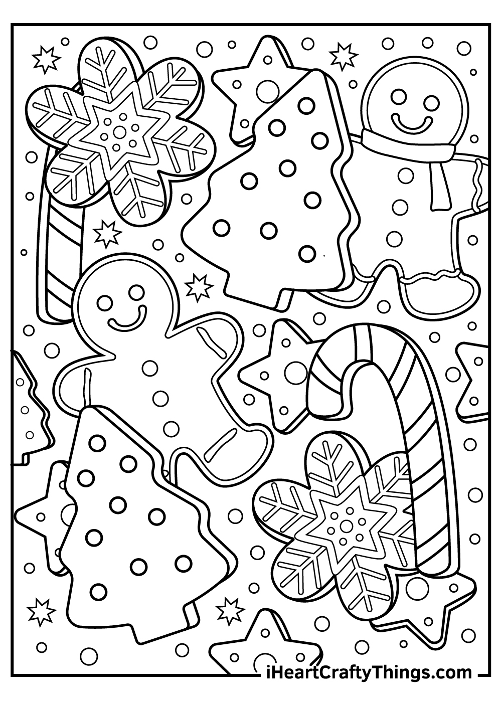 Printable Gingerbread Man Coloring Page Printable Gingerbreadman The 
