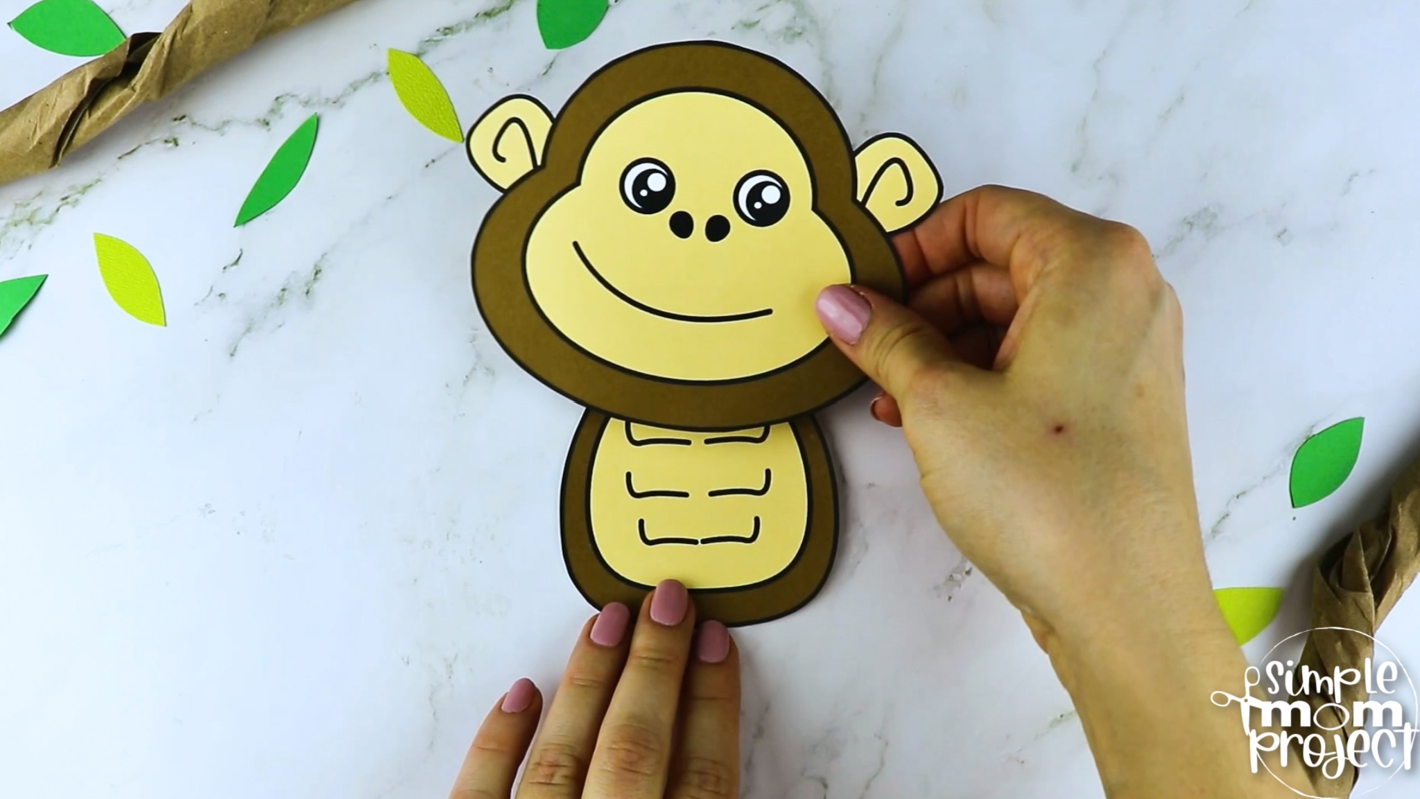 Printable Gorilla Craft Template 2023 