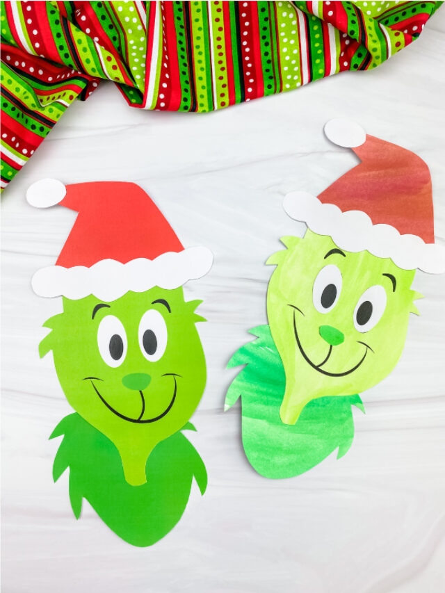 printable grinch craft
