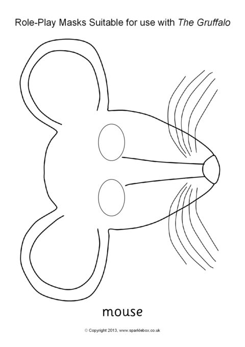 Printable Gruffalo Mask Template Clip Art Library 59 OFF