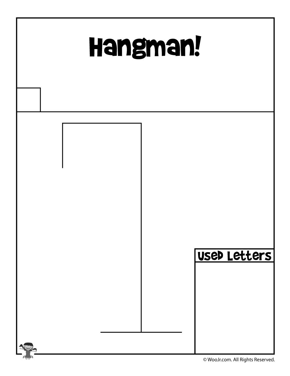Printable Hangman Game Woo Jr Kids Activities Children 39 s Publishing