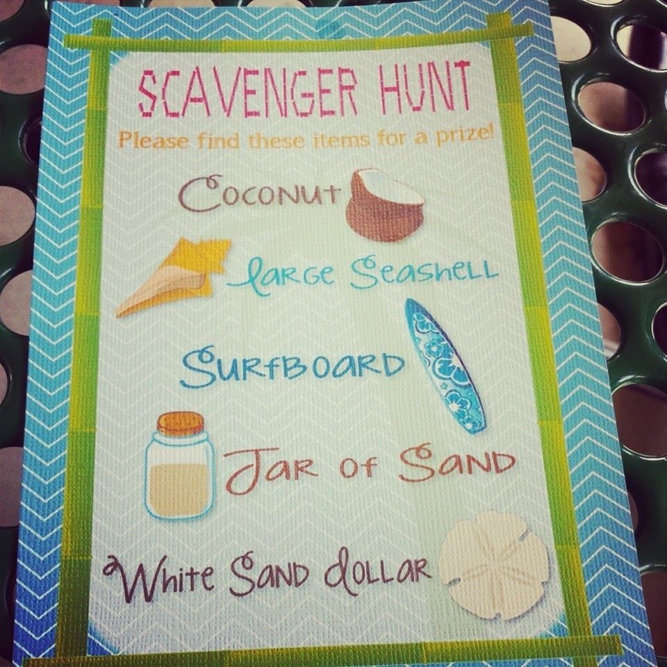 printable luau games