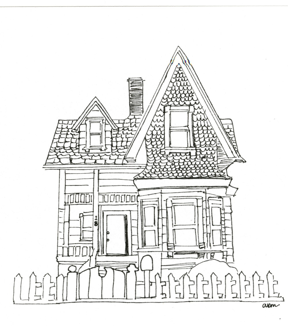 printable picture of the up house