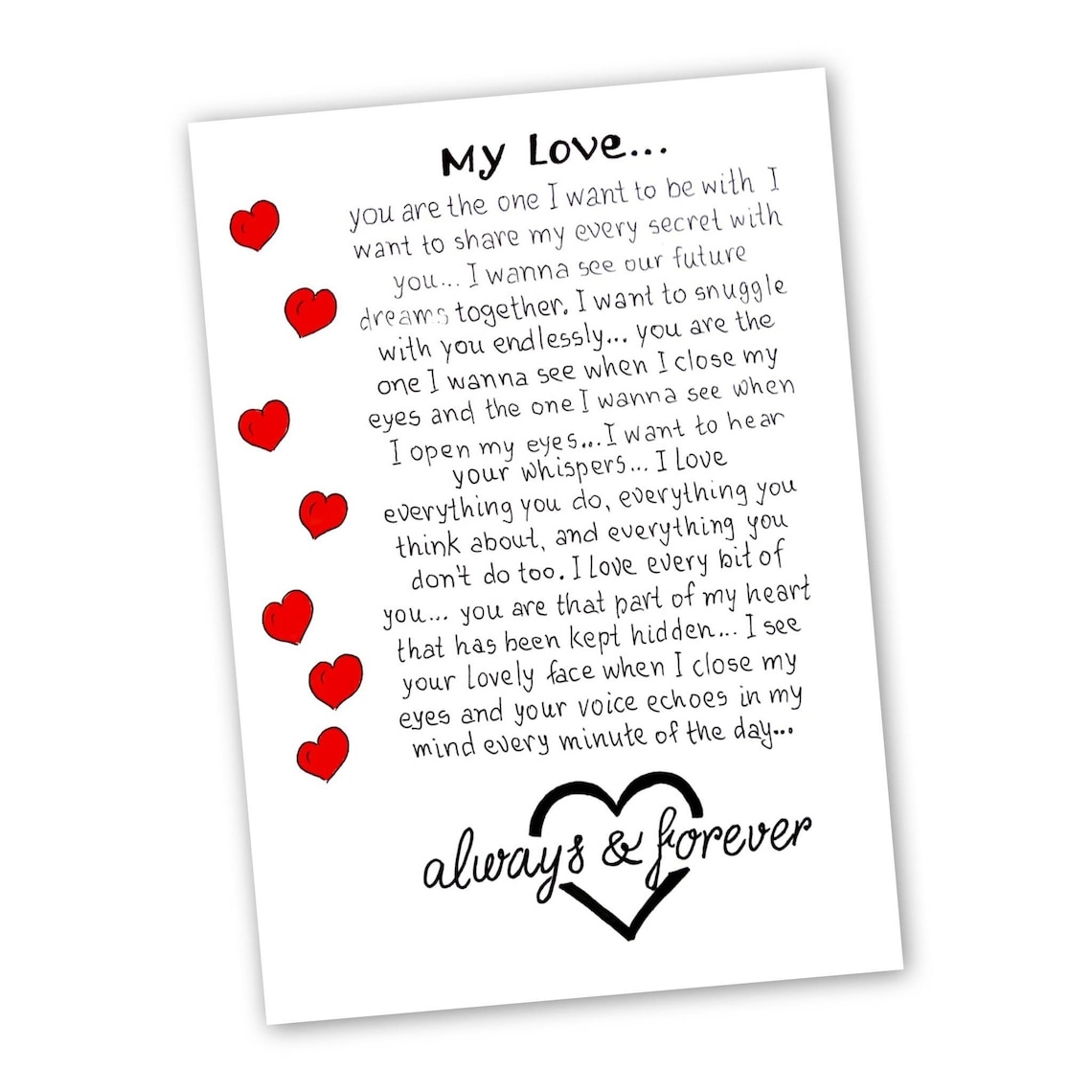 Printable Husband Valentines Day Card Husband Birthday Etsy