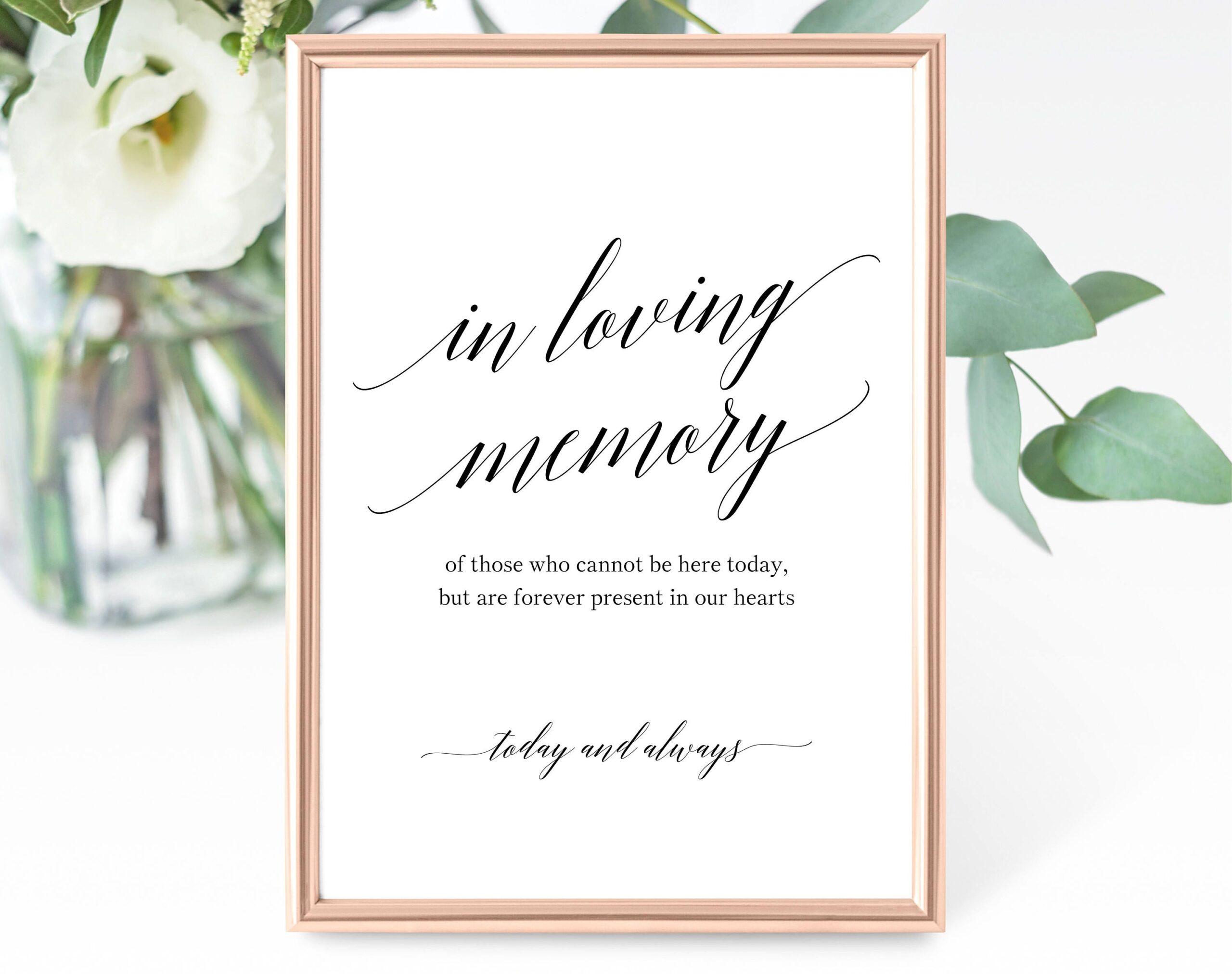 Printable In Loving Memory Template Printable Templates
