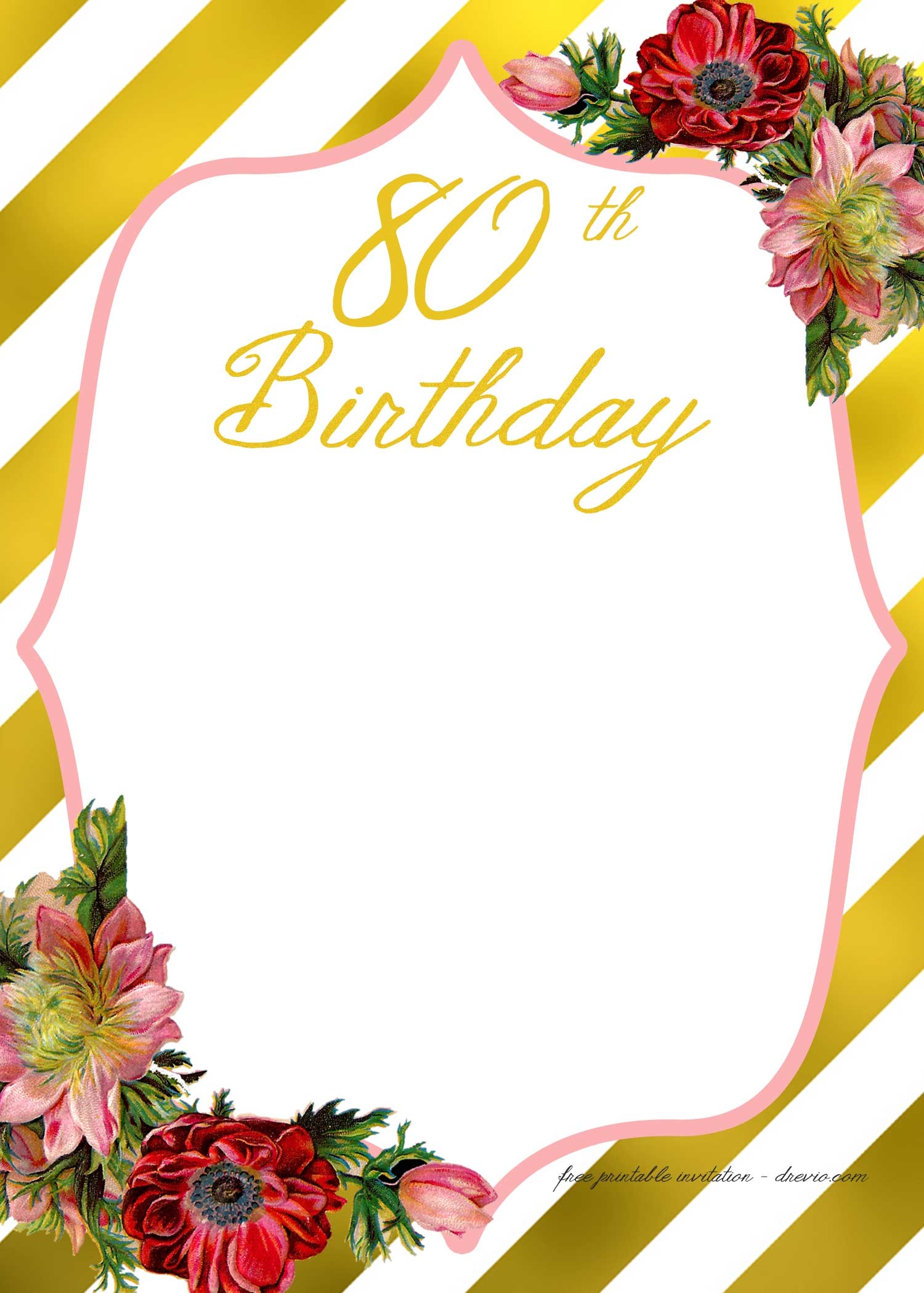 printable invitations free templates