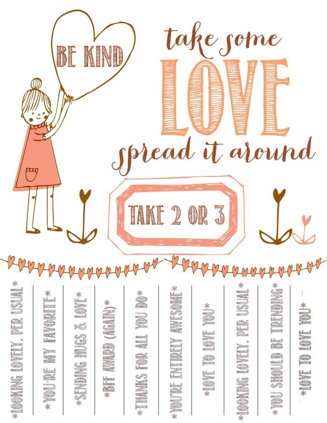 Printable Kindness Card Template Printable Word Searches