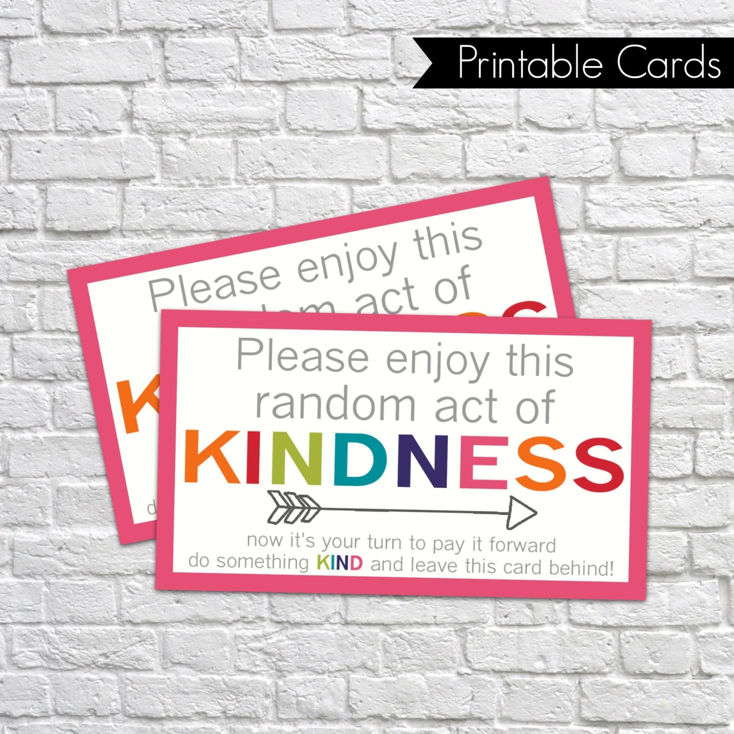 Printable Kindness Card Template