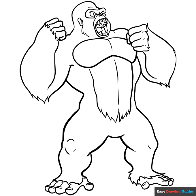 King Kong Coloring Pages