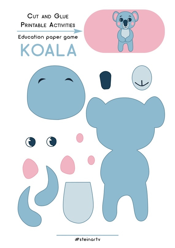 Printable Koala Craft Template Ubicaciondepersonas cdmx gob mx