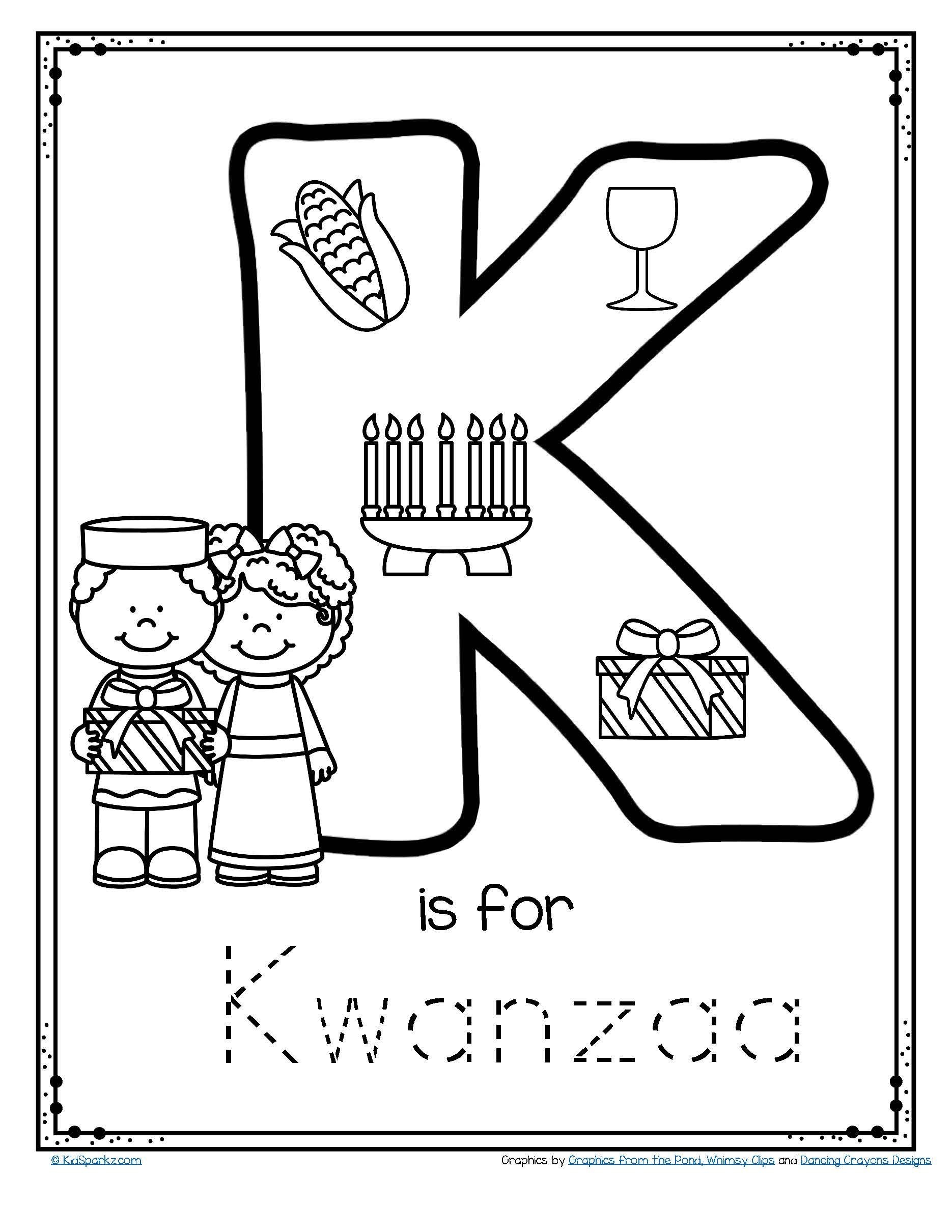 Printable Kwanzaa Worksheets