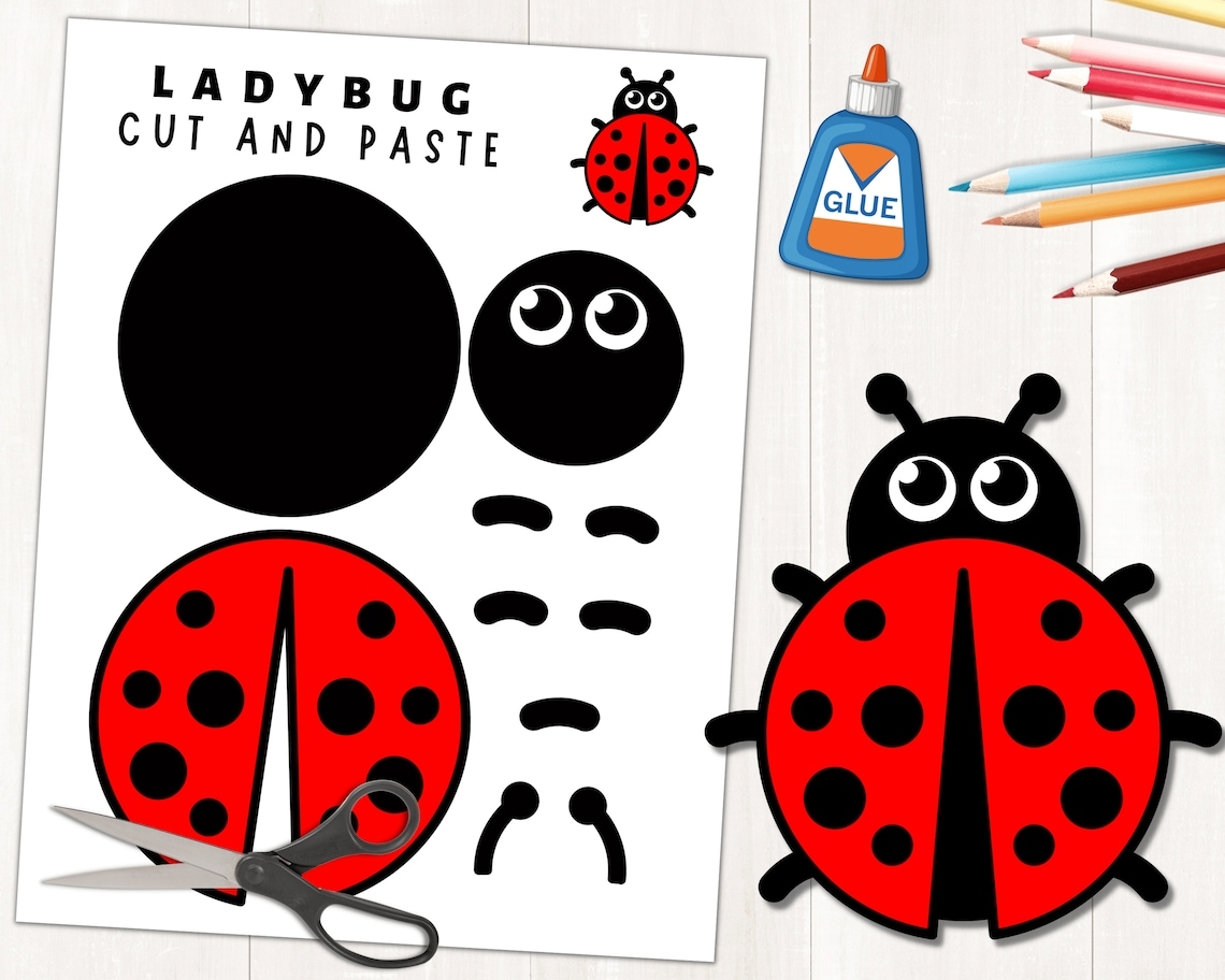 printable ladybug craft