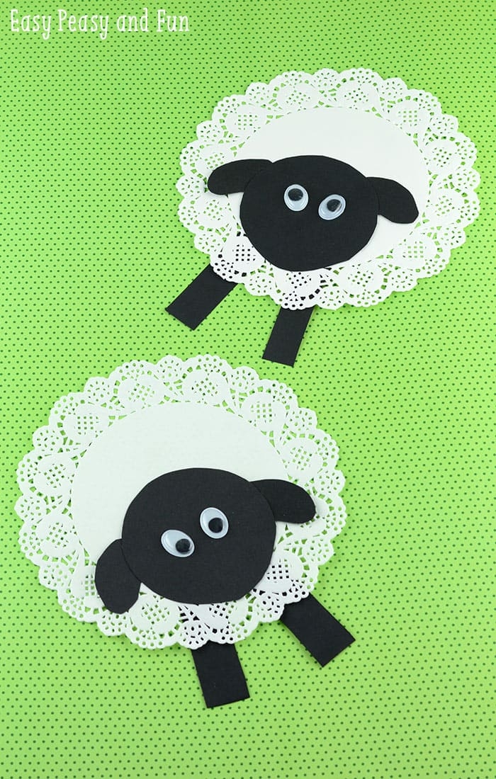 printable lamb craft