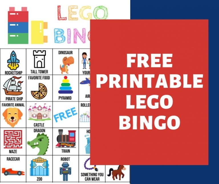 free printable lego bingo cards