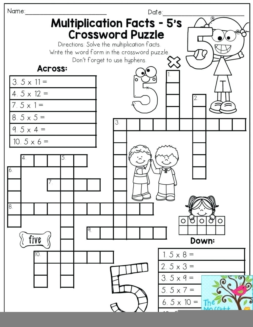 Printable Math Puzzles Pdf Printable Crossword Puzzles