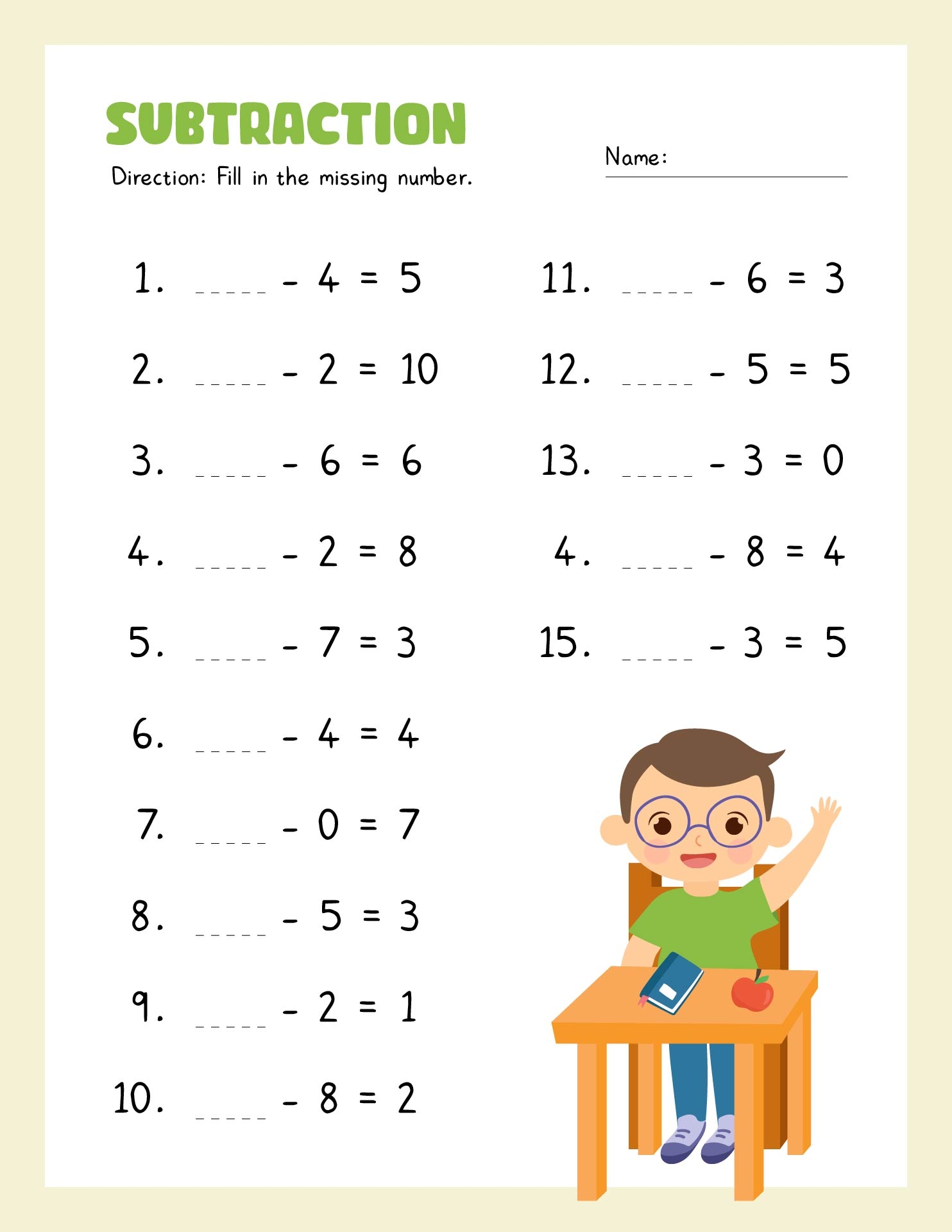Printable Maths Worksheet Free Math Worksheets For K 6 Teacher Lesson 