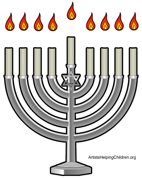 Printable Menorah Craft