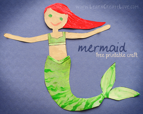 Printable Mermaid Craft II