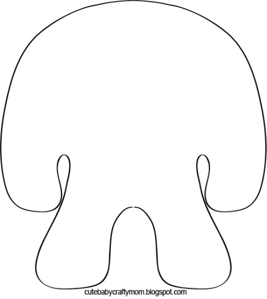 Printable Monster Template Francesco Printable