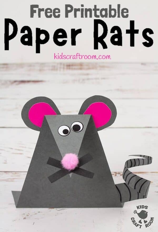 Printable Mouse Craft Template Kizaboulder