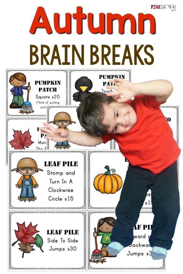 free printable movement break cards