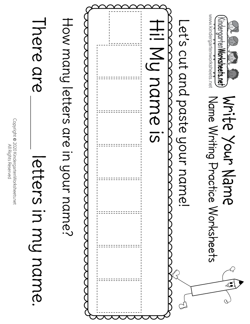 Printable Name Writing Practice Worksheet Page 1 Worksheets Library