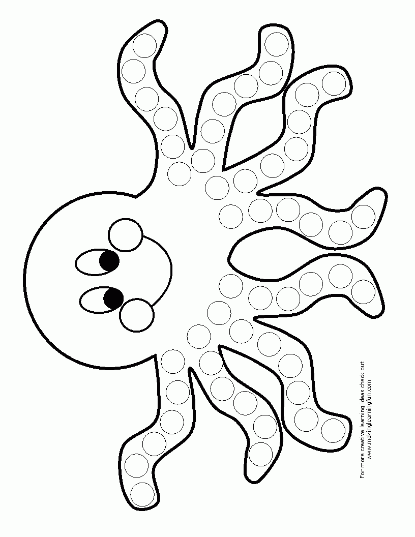 Printable Octopus Craft