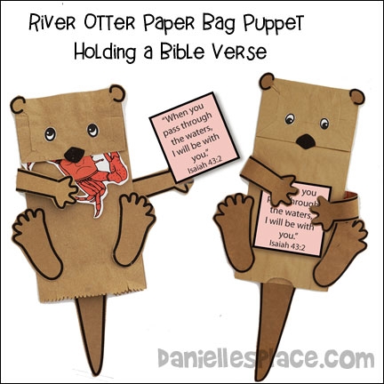 printable otter craft