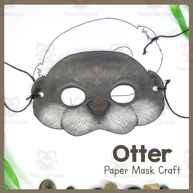 Printable Otter Craft By Teach Simple