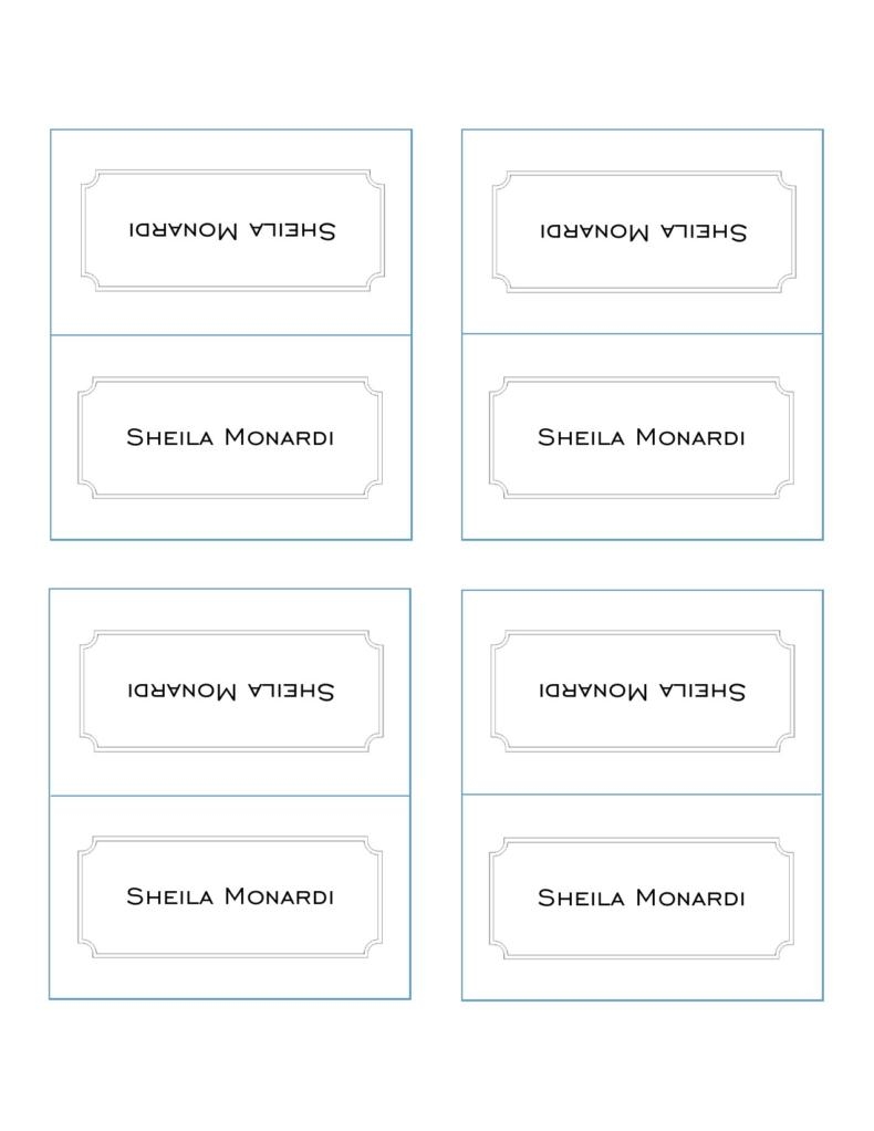 free printable placement cards template