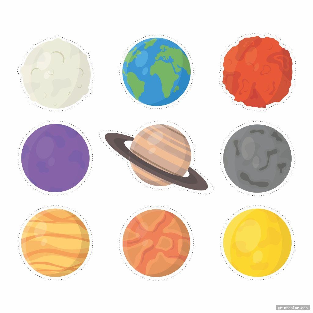 Printable Planets Cutouts
