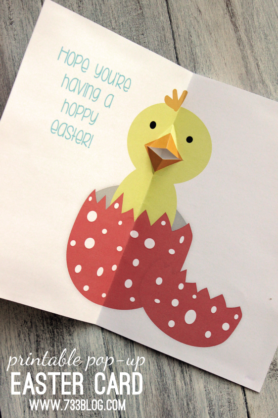 Printable Pop Up Easter Card Inspiration Made Simple