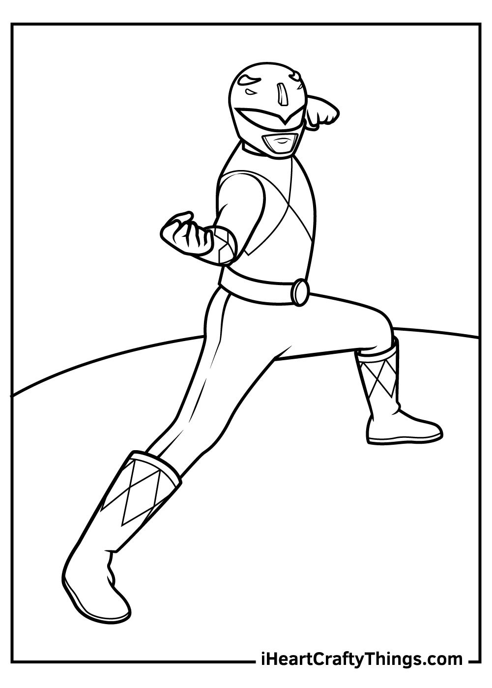 Printable Power Rangers Coloring Pages