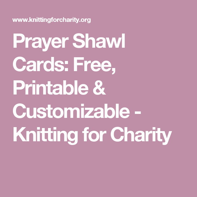 Printable Prayer Shawl Cards