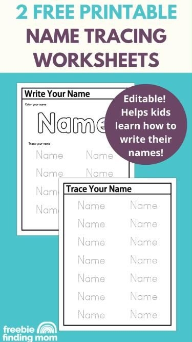 Printable Preschool Tracing Worksheets Name Tracing Name Tracing