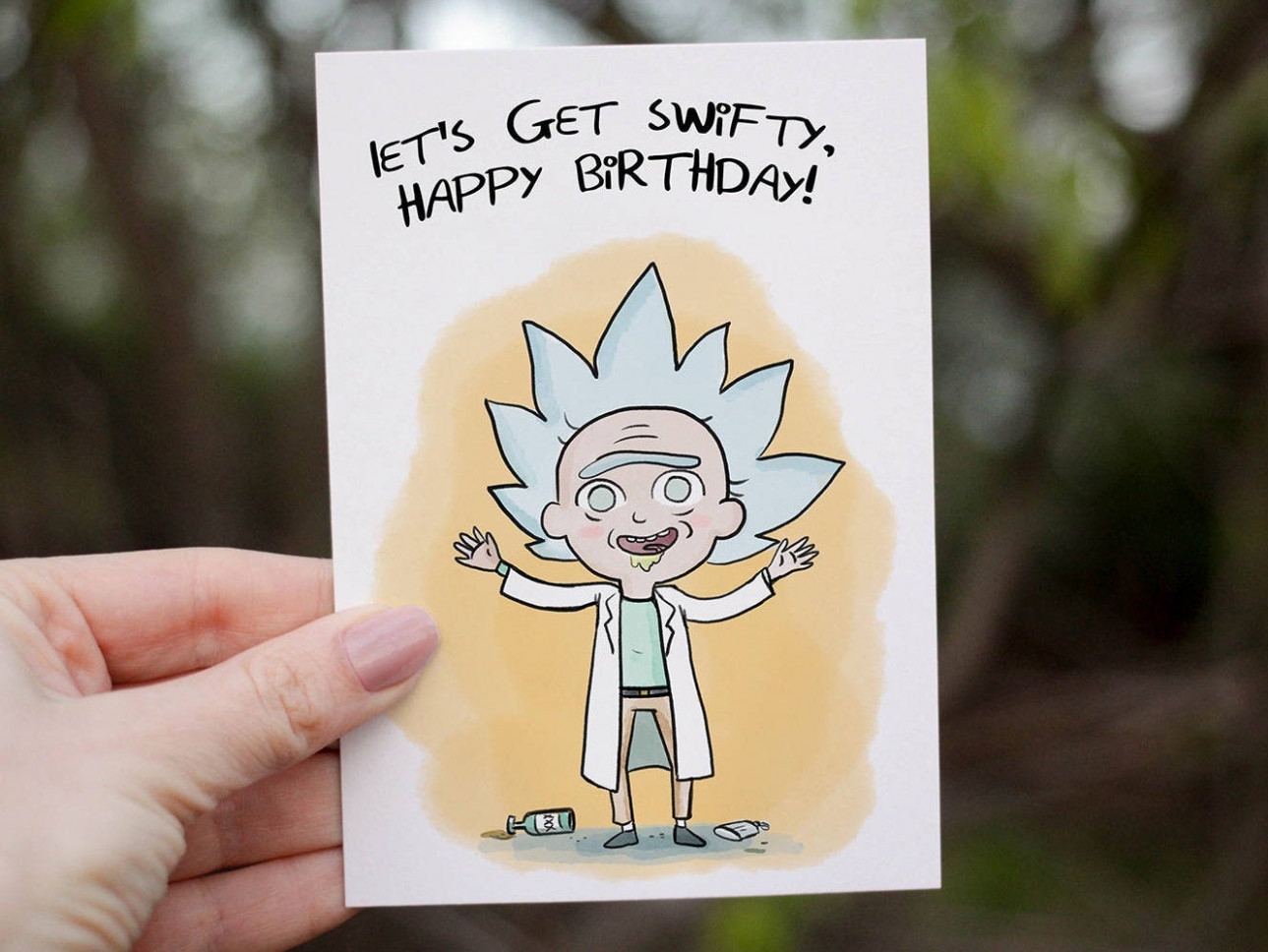 Printable Rick And Morty Birthday Card FreePrintableTM 