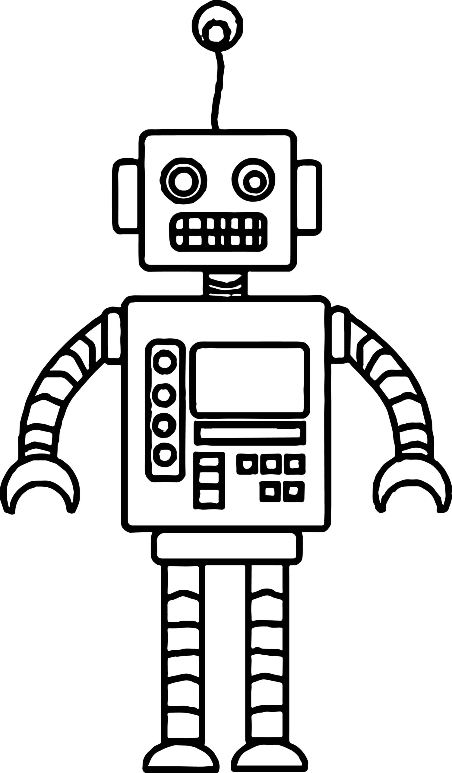 Printable Robot Worksheet