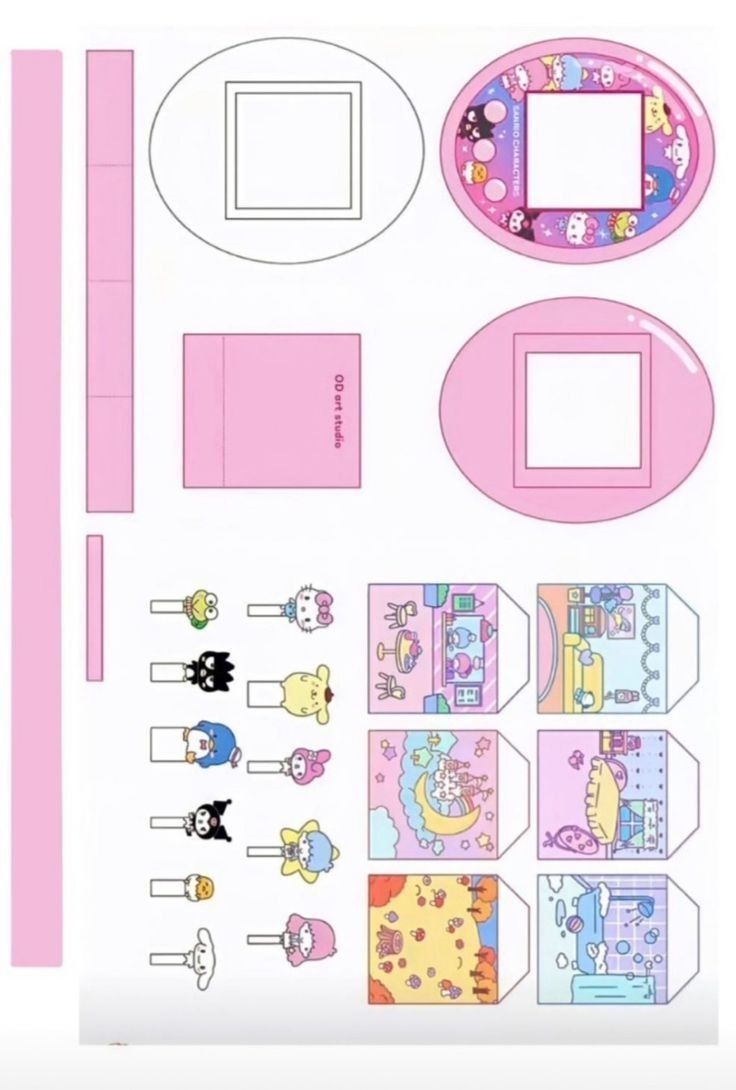 Printable Sanrio Craft Printable New Year Banners