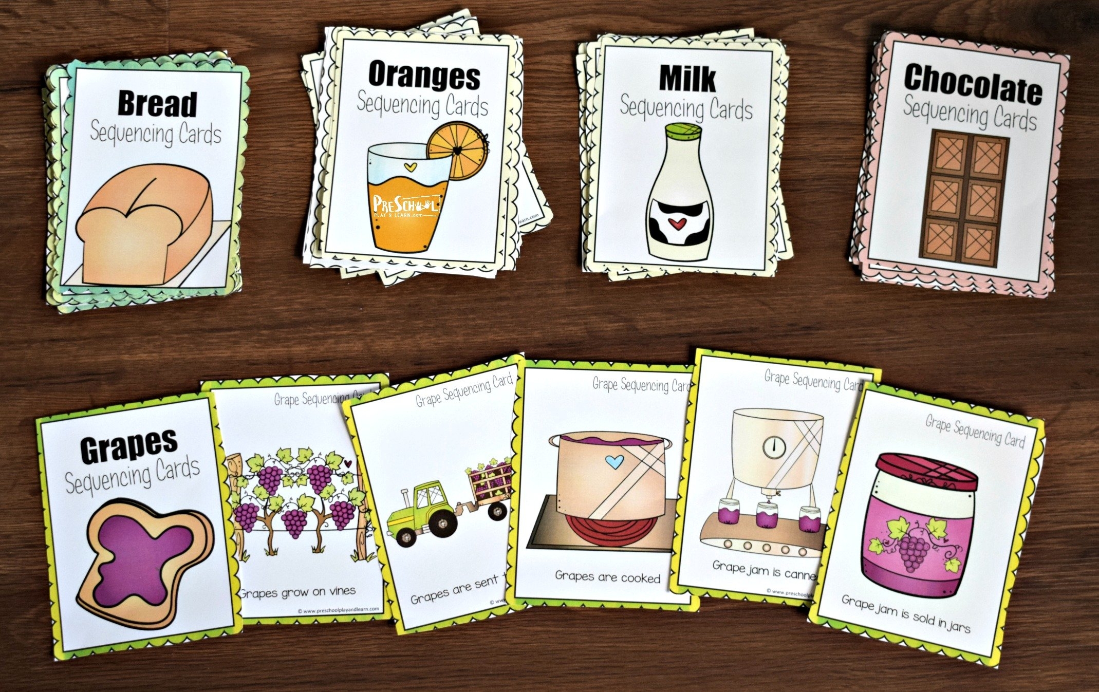 free printable sequence cards