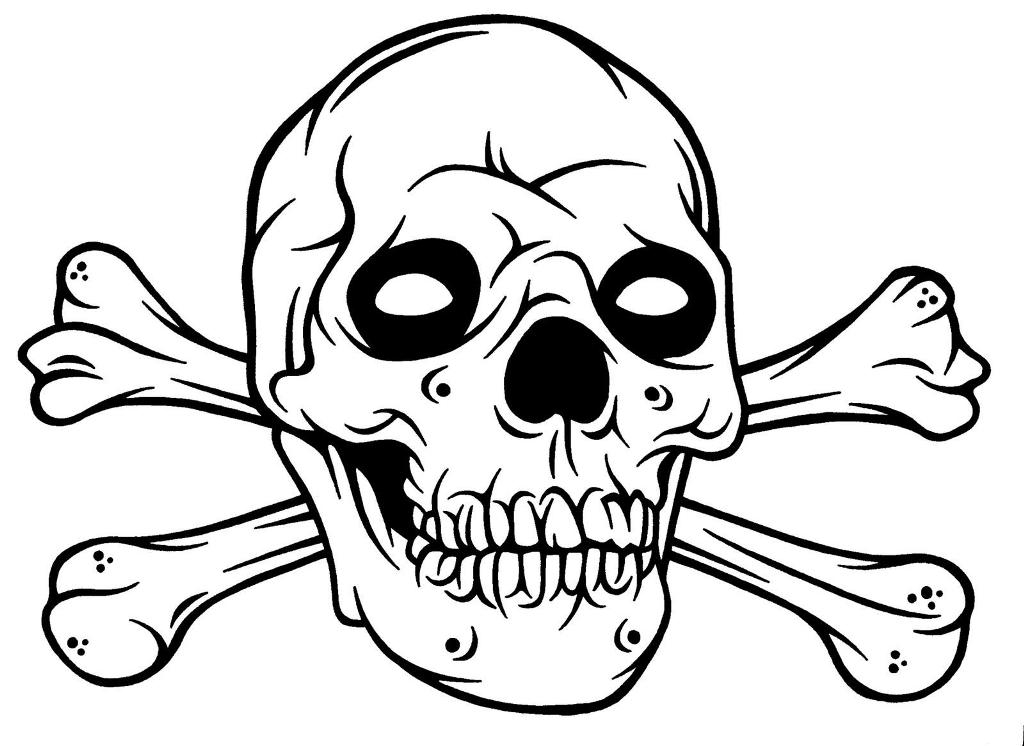 Skull Coloring Pages